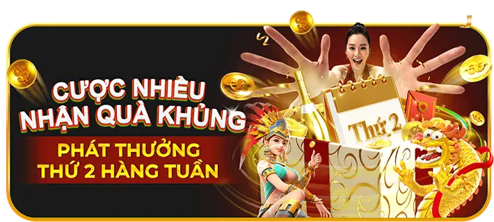 Biểu tượng hoàn trả tiền mặt hàng ngày/tuần tại HDBET88